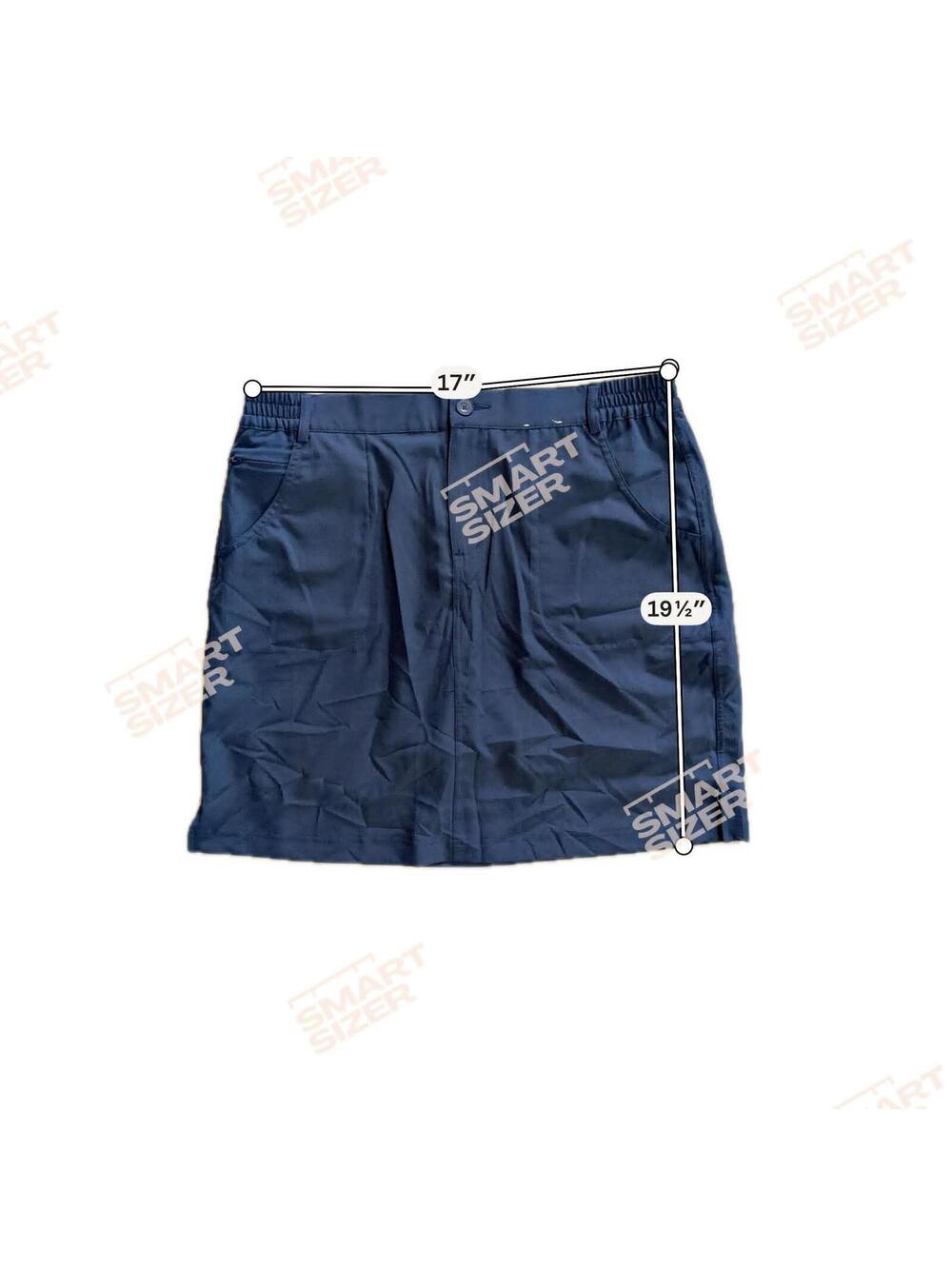 Tilley Navy Blue Trek Skort with Pockets and Elastic Waistband - Size Large - Picture 2 of 7